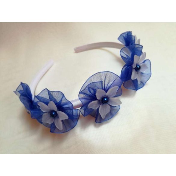 Hajráf királykék-fehér 