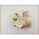 Mályvás-pasztell csuklódísz 