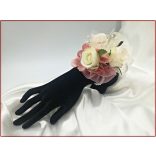 Mályvás-pasztell csuklódísz 