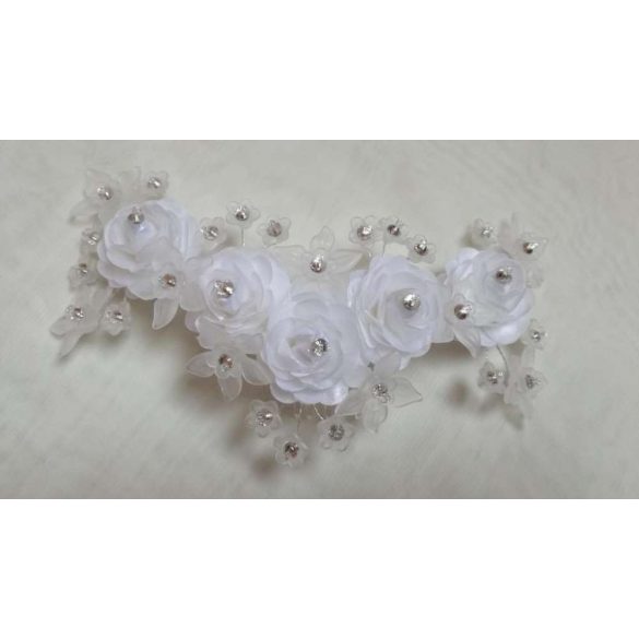 Fehér köves fejdísz 