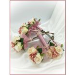 Mályvás-pasztell 5 felé repülő dobó-Örök-csokor 12 virágos 