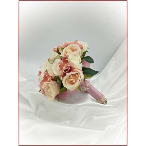 Mályvás-pasztell 5 felé repülő dobó-Örök-csokor 12 virágos 