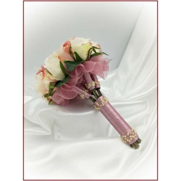 Mályvás-pasztell 5 felé repülő dobó-Örök-csokor 12 virágos 