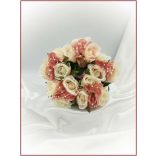 Mályvás-pasztell 5 felé repülő dobó-Örök-csokor 12 virágos 