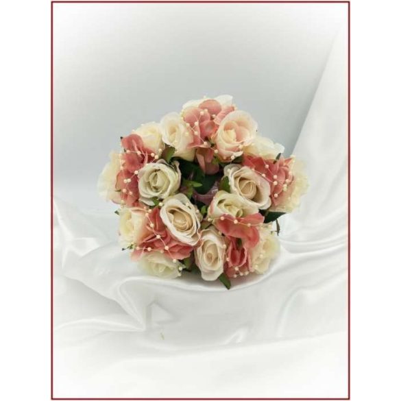 Mályvás-pasztell 5 felé repülő dobó-Örök-csokor 12 virágos 