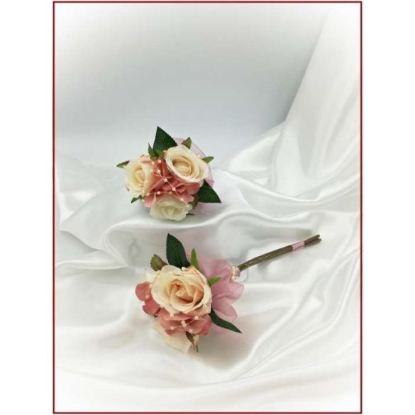 Mályvás-pasztell 5 felé repülő dobó-Örök-csokor 12 virágos 