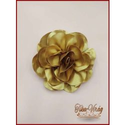 Arany színű nagy bross virág 