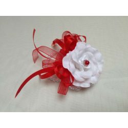 Csuklódísz Fehér-piros 