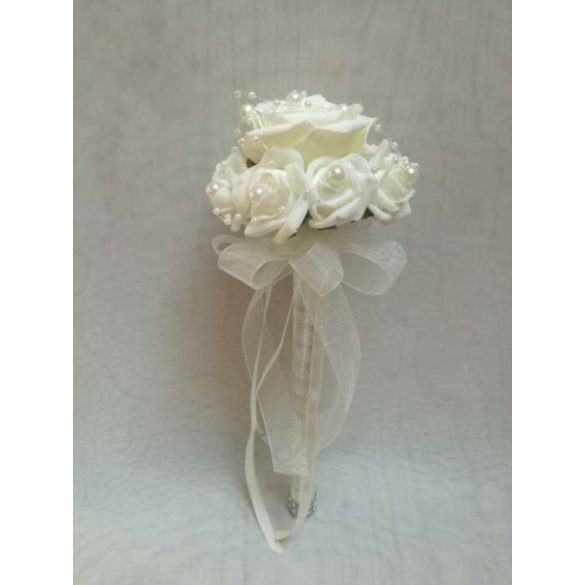 Ekrü dobó, koszorúslány vagy köszöntő örök-csokor 