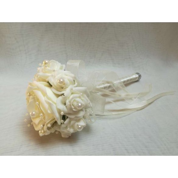 Ekrü dobó, koszorúslány vagy köszöntő örök-csokor 