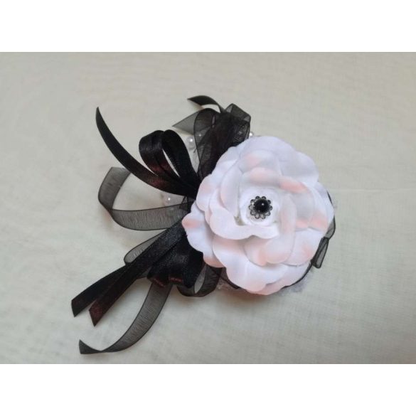 Csuklódísz Fehér-fekete 