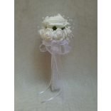 Fehér dobó, koszorúslány vagy köszöntő örök-csokor 