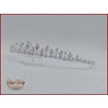 Cirkónia köves Korona + Cirkónium köves nyakék-szett variáció 154215.