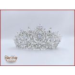 Cirkónia kövekkel díszített fél Korona + Nyakékszett variáció 155600.