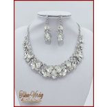 Cirkónia kövekkel díszített fél Korona + Nyakékszett variáció 155600.