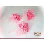 Rózsaszín-kálás csuklódísz 