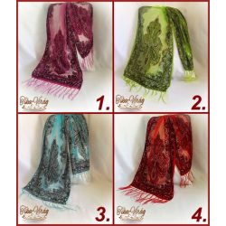 Selyemsál 50x160cm-es 