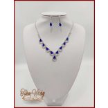 Királykék Tiara + Nyakék-szett variáció 161417.