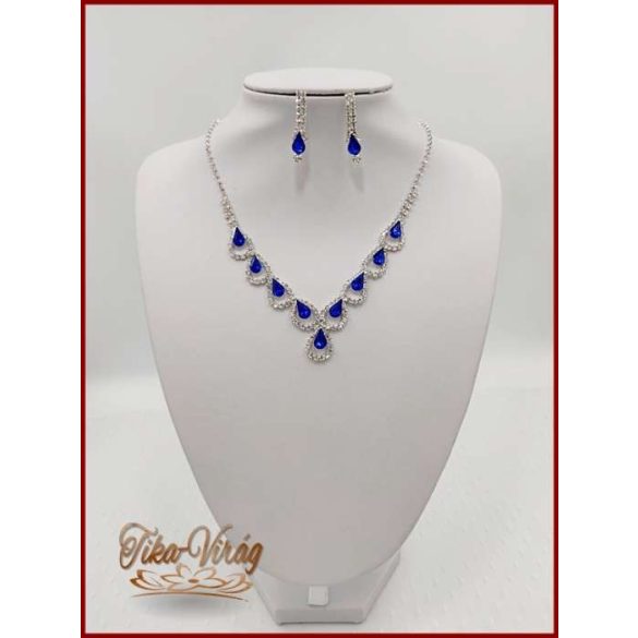 Királykék Tiara + Nyakék-szett variáció 161417.