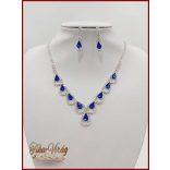 Királykék Tiara + Nyakék-szett variáció 161417.