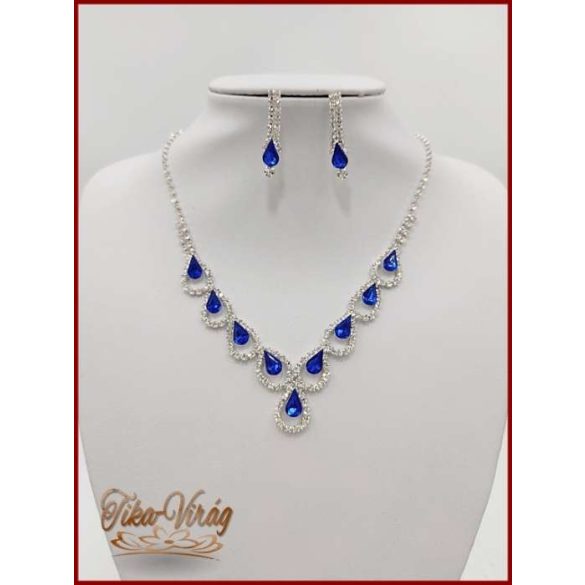 Királykék Tiara + Nyakék-szett variáció 161417.