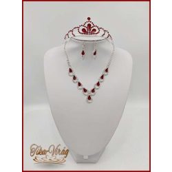 Piros Tiara + Nyakék-szett variáció 162044.