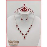 Piros Tiara + Nyakék-szett variáció 162044.