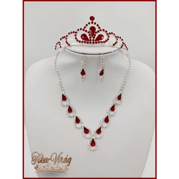 Piros Tiara + Nyakék-szett variáció 162044.