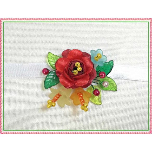 Kalocsai motívumos nyakdísz 