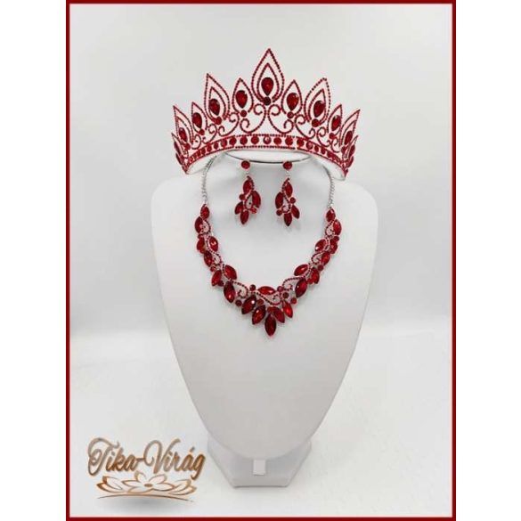Piros Korona + Nyakék-szett variáció 163154.