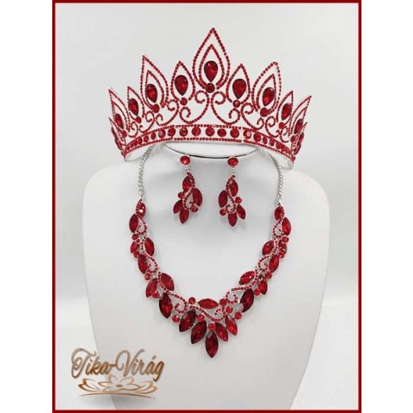 Piros Korona + Nyakék-szett variáció 163154.