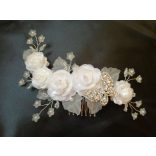 Menyasszonyi fejdísz lepkés 