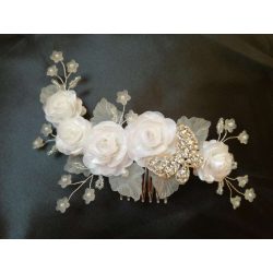 Menyasszonyi fejdísz lepkés 