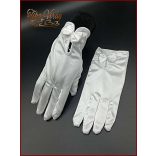 Menyasszonyi rövid kesztyű masnis díszítéssel 