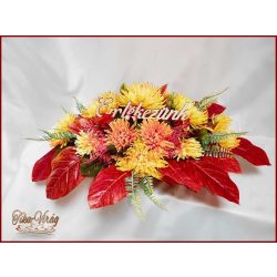 Virágtál Sárga-Krizantémokkal 