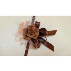 Csuklódísz csoki-barack-fehér 