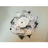 Asztaldísz fehér-fekete 