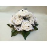 Asztaldísz fehér-fekete 