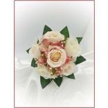 Mályvás-pasztell Örök-csokor 6 virágos 