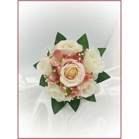 Mályvás-pasztell Örök-csokor 6 virágos 