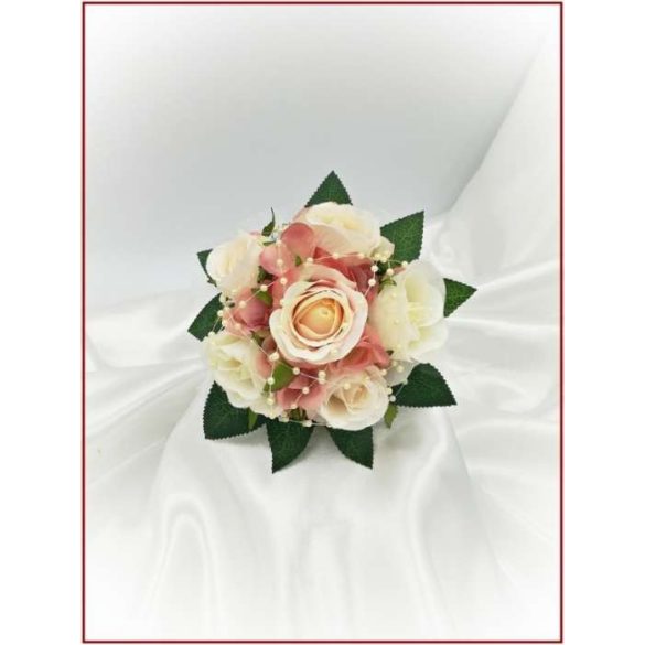 Mályvás-pasztell Örök-csokor 6 virágos 