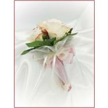 Mályvás-pasztell Örök-csokor 6 virágos 