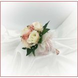 Mályvás-pasztell Örök-csokor 6 virágos 