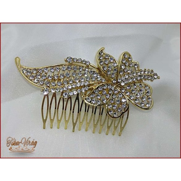 Aranyszínű-Strasszos kontytű 171354.