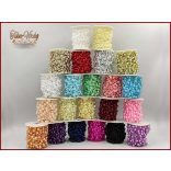 Gyöngy füzér damilon 3/7mm Pink színű 1 tekercs/ 20 méter 