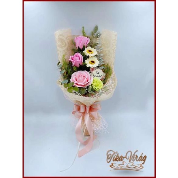 Szappan virág csokor 