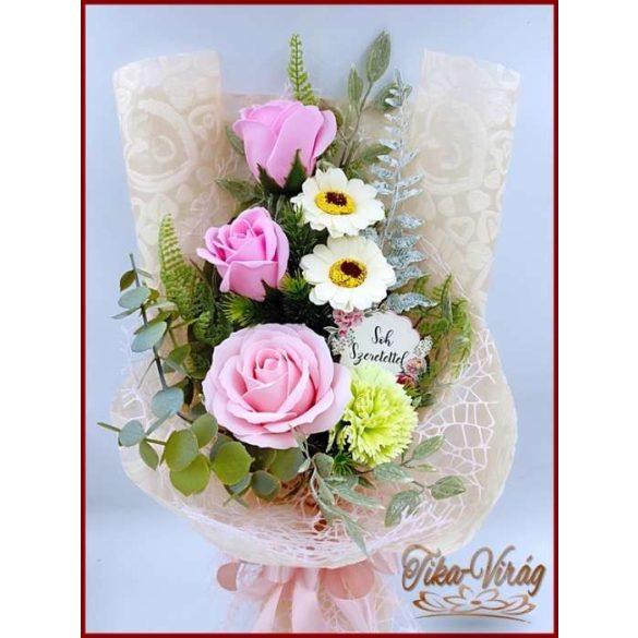 Szappan virág csokor 