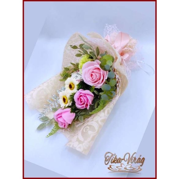 Szappan virág csokor 