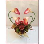 "Őszi Szerelem" örök-ikebana 