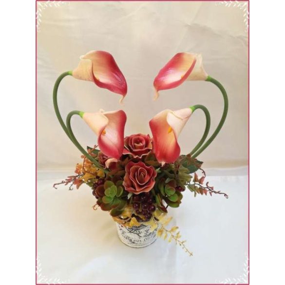 "Őszi Szerelem" örök-ikebana 